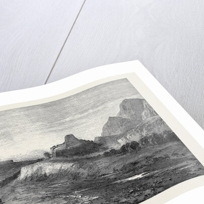 The Afghan War: The Ishpola Tope with Line of March in the Dry Bed of the Khyber River 1879 by Anonymous