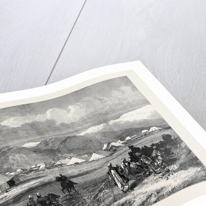 The Afghan War: Advanced Camp at Basawul on the Cabul River 1879 by Anonymous