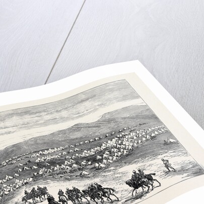 The Zulu War: Camp of 13th and 90th Regiments at Eland's Neck Transvaal Border of Zululand 1879 by Anonymous