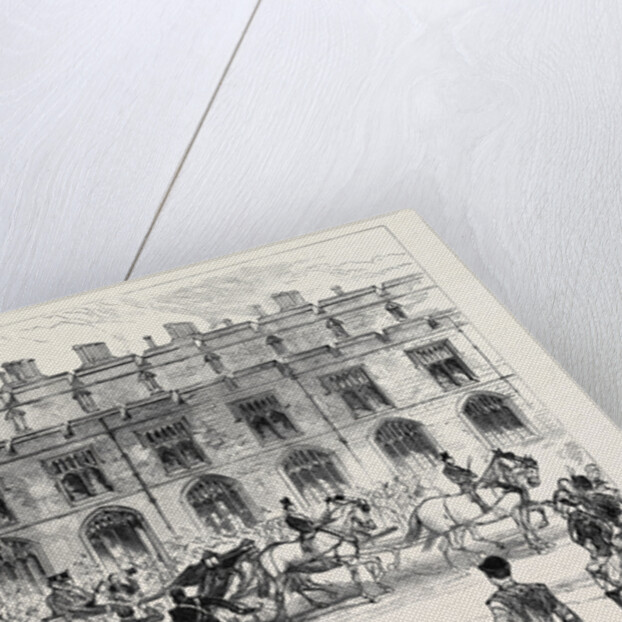 The Royal Wedding at Windsor: Departure of the Bride and Bridegroom for Claremont 1879 by Anonymous