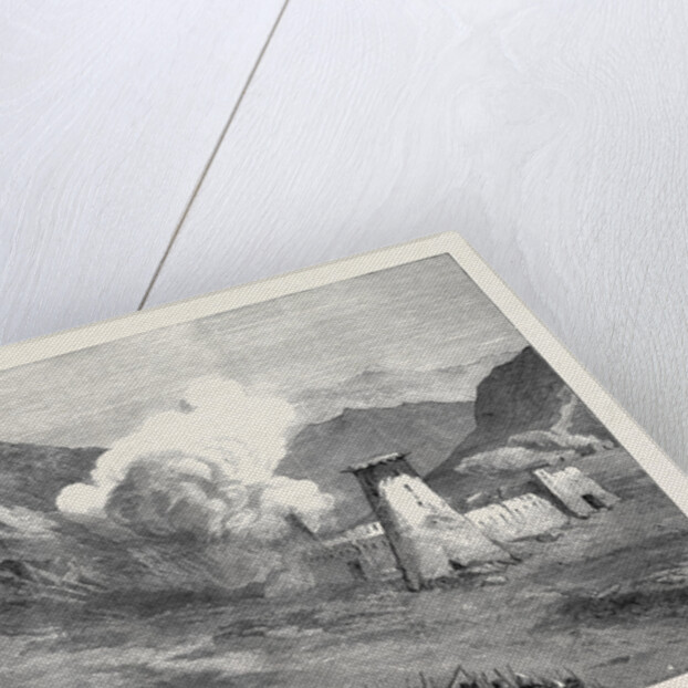 The Afghan War: Blowing Up Towers and Destruction of Village of Kassaba Afreedi Country 1879 by Anonymous