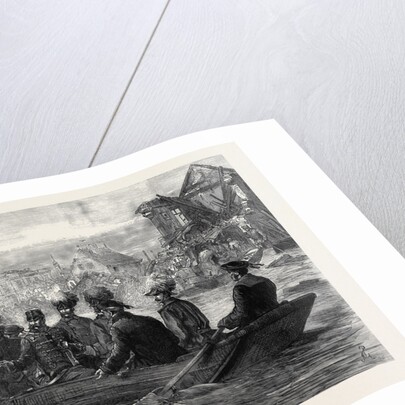 The Great Flood in Hungary: The Emperor of Austria Visiting Szegedin During the Inundation 1879 by Anonymous