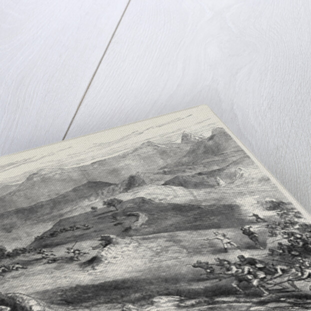 The Afghan War: Storming of the Spingawai Stockade Morning of December 2 1878 from a Sketch by Lieutenant Neville Chamberlain by Anonymous