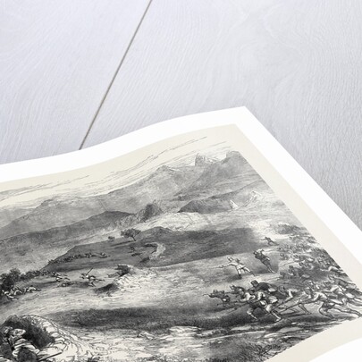 The Afghan War: Storming of the Spingawai Stockade Morning of December 2 1878 from a Sketch by Lieutenant Neville Chamberlain by Anonymous