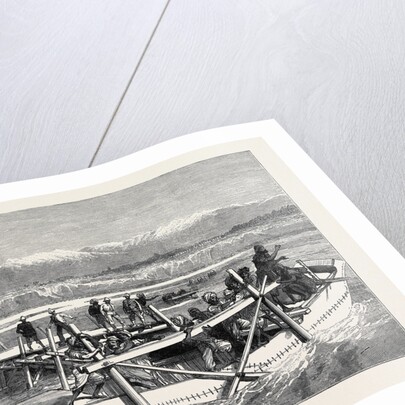 The War in Afghanistan: Bridging the Cabul River Jellalabad 1879 by Anonymous