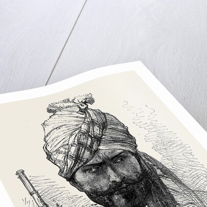 The War in Afghanistan: Men of Different Afghan Tribes: Khan Baz a Kumbhur Khel Afreedi 1879 by Anonymous