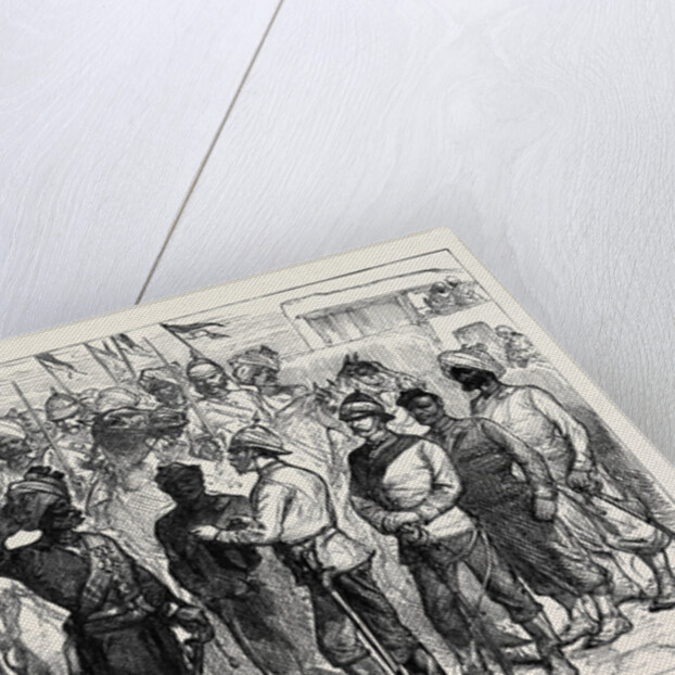 The Afghan War: Decorating a Native Soldier with the Order of British India at Khelat-I-Ghilzai 1879 by Anonymous