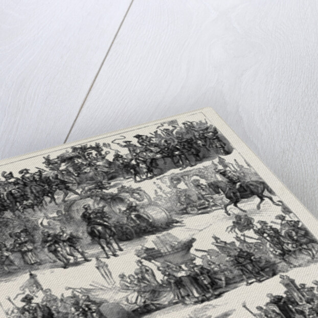 Procession at the Celebration Op the Silver Wedding of the Emperor and Empress of Austria at Vienna 1879 by Anonymous
