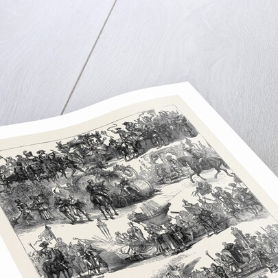 Procession at the Celebration Op the Silver Wedding of the Emperor and Empress of Austria at Vienna 1879 by Anonymous