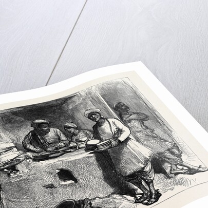 The Afghan War: A Cook's Shop in the Bazaar Jellalabad 1879 by Anonymous