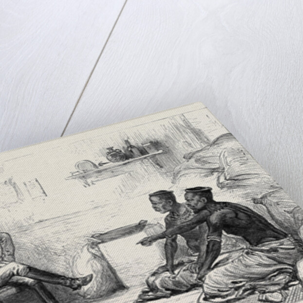 The Zulu War: Interrogating Cetewayo's Messengers at Dalmain's Farm (Fort Cherry) 1879 by Anonymous