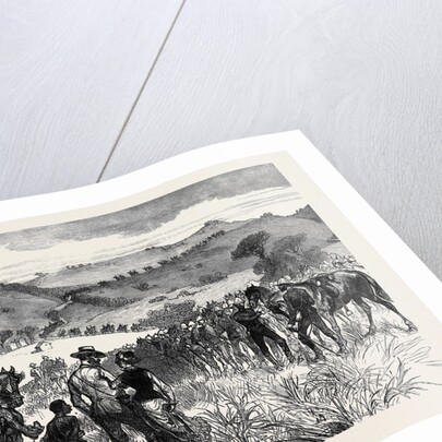 The Zulu War: King's Dragoon Guards on the March: Halting for the Night at Pinetown 1879 by Anonymous