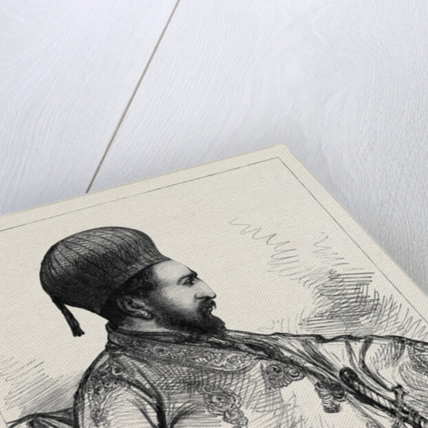 The Ameer Mahomed Yakoob Khan Wali of Cabul Ruler of Afghanistan 1879 by Anonymous