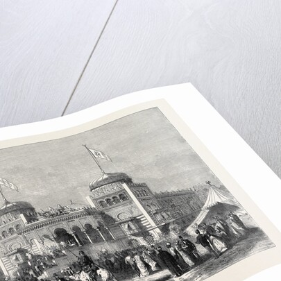 Palace of the Bey of Tunis 1867 by Anonymous