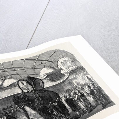 The Paris International Exhibition: Model of an Elephant in the Siamese Section of the Machine Gallery France 1867 by Anonymous