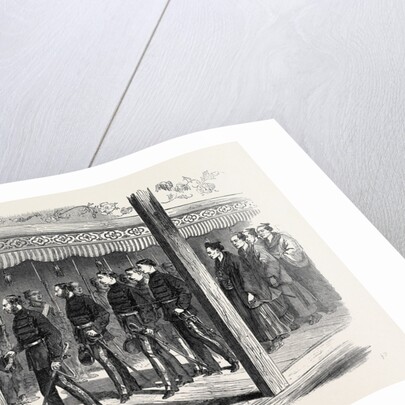 A Visit to the Tycoon of Japan: Sir Harry Parkes and Suite in the Vestibule of the Palace at Osaka Going to Visit the Tycoon 1867 by Anonymous