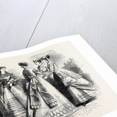 Paris Fashions for October France 1867 by Anonymous