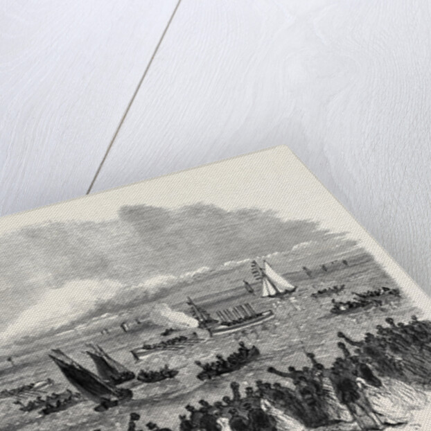 Race of Six Lifeboats at Penzance UK 1867 by Anonymous