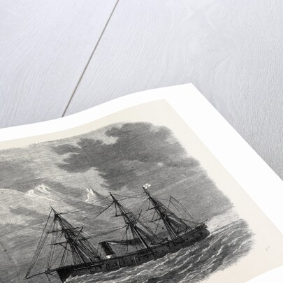 H.M.S. Zealous in the Straits of Magellan 1867 by Anonymous