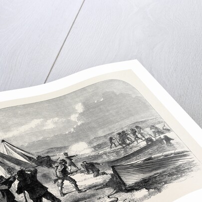 Surveying Party from H.M.S. Nassau Attacked by Natives of Terra Del Fuego 1867 by Anonymous