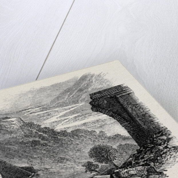 Fall of a Viaduct on the Great Indian Peninsular Railway: Broken Viaduct on the Bhore Ghaut Incline Two Days after Its Fall 1867 by Anonymous