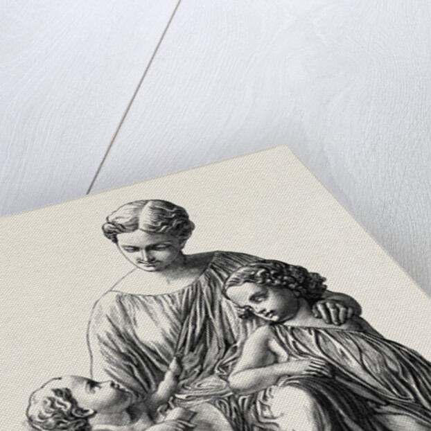 The Paris International Exhibition: Group in Marble La Mere, France 1867 by Anonymous