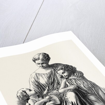 The Paris International Exhibition: Group in Marble La Mere, France 1867 by Anonymous
