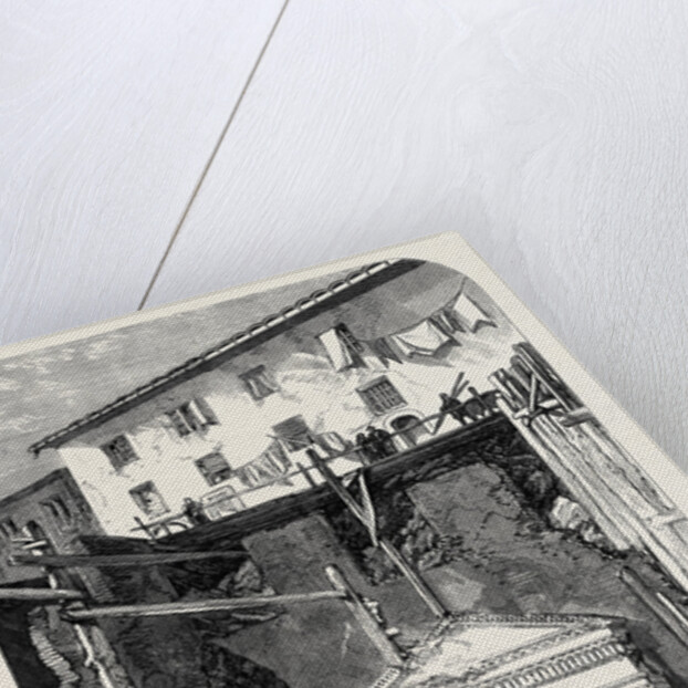 Excavation at Rome Showing the Guard-House of the Seventh Cohort of Vigiles Italy 1867 by Anonymous