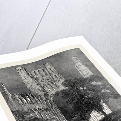 The Queen's Visit to the Scottish Border: Kelso Abbey Illuminated by the Lime-Light UK 1867 by Anonymous