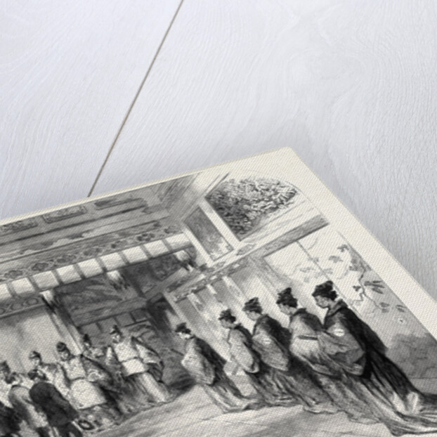 Official Reception of Sir Harry Parkes by the Tycoon of Japan at Osaka 1867 by Anonymous