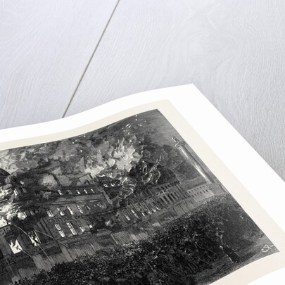 Great Fire in the Central Exchange Buildings Newcastle-on-Tyne UK 1867 by Anonymous