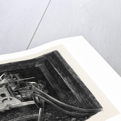 The Paris International Exhibition: Hydraulic Coal-Cutting Machine France 1867 by Anonymous