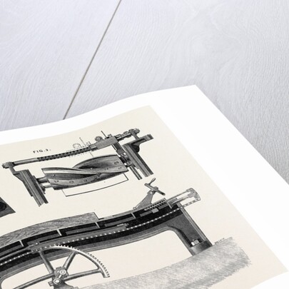 The Paris International Exhibition: Planing Machine France 1867 by Anonymous