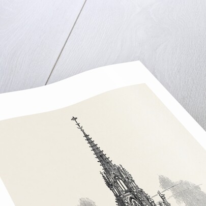 The Paris International Exhibition: Carved Oak Pulpit in the Rue De Belgique France 1867 by Anonymous