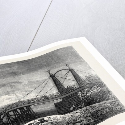Panmure Bridge Auckland New Zealand 1867 by Anonymous