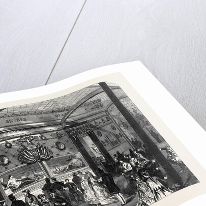 The Paris International Exhibition: Entrance to the Sèvres Beauvais and Gobelins Court France 1867 by Anonymous