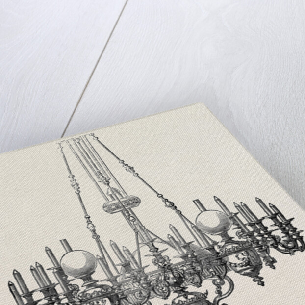 The Paris International Exhibition: Chandelier, France 1867 by Anonymous