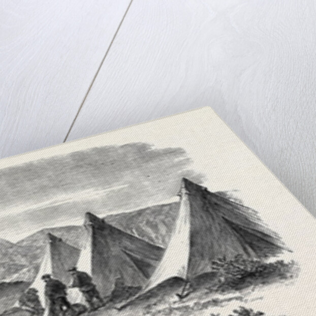 The Duke of Edinburgh's Camp at Buffalo Nek Near the Hunting Ground on the Knysna South Africa 1867 by Anonymous