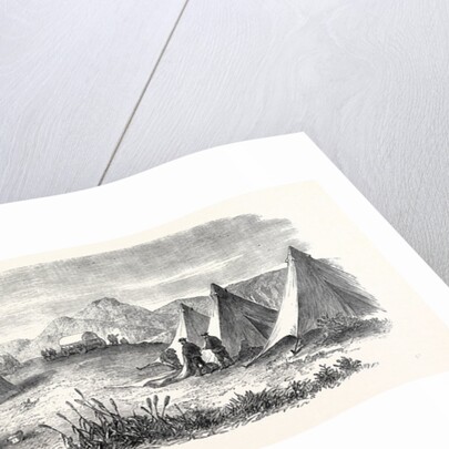 The Duke of Edinburgh's Camp at Buffalo Nek Near the Hunting Ground on the Knysna South Africa 1867 by Anonymous