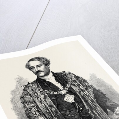 The Right Hon. W.F. Allen the New Lord Mayor of London UK 1867 by Anonymous