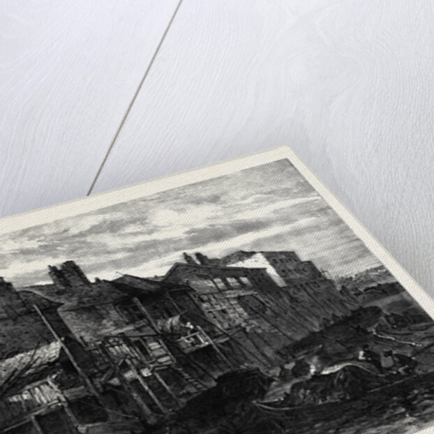 Old Houses at Lambeth Demolished for the Southern Embankment of the Thames London UK 1867 by Anonymous
