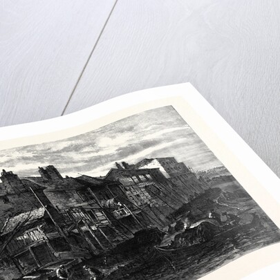 Old Houses at Lambeth Demolished for the Southern Embankment of the Thames London UK 1867 by Anonymous