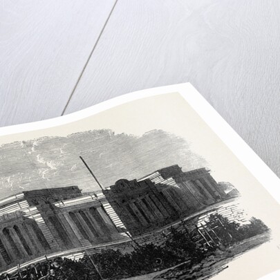 The Railway Station at Cawnpore 1867 by Anonymous