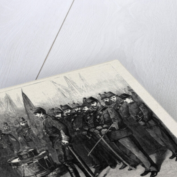 Presentation of Colours to the 4th Tower Hamlets Volunteer Corps London UK 1867 by Anonymous