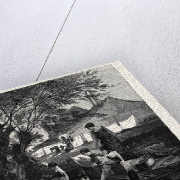 The Bleaching-Ground, in the Exhibition of the International Society of Fine Arts New Bond Street UK 1867 by Anonymous