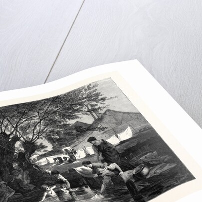 The Bleaching-Ground, in the Exhibition of the International Society of Fine Arts New Bond Street UK 1867 by Anonymous