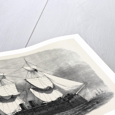 The Prussian Ironclad Frigate Kron Prinz 1867 by Anonymous