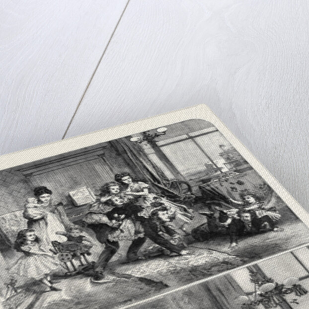 Christmas Time First and Second Floors, 1867 by Anonymous