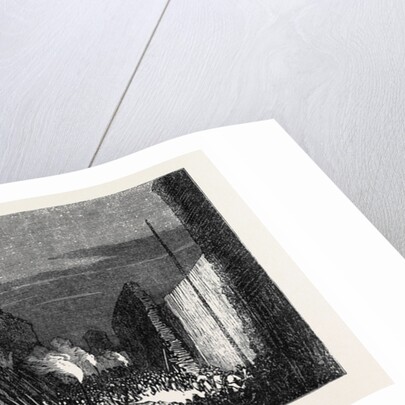 Effects of the Explosion at Clerkenwell: Corporation Lane by Night London UK 1867 by Anonymous