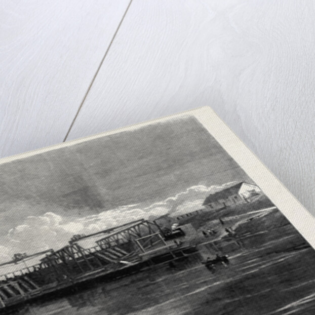 The Inundations in the Fens: The Syphon Dam of the Middle-Level Drain 1862 by Anonymous